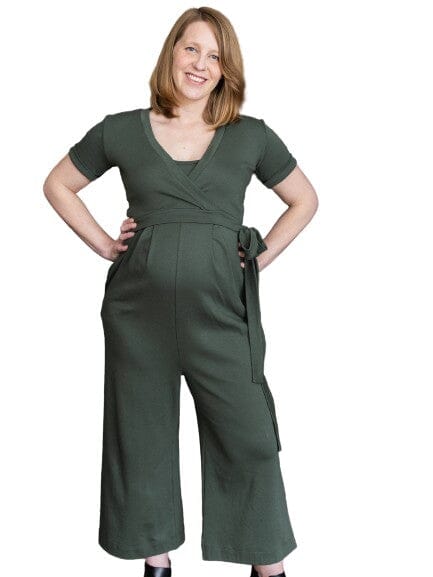 Bailey 2 Piece Jumpsuit Dresses Mom's the Word Olive 1 