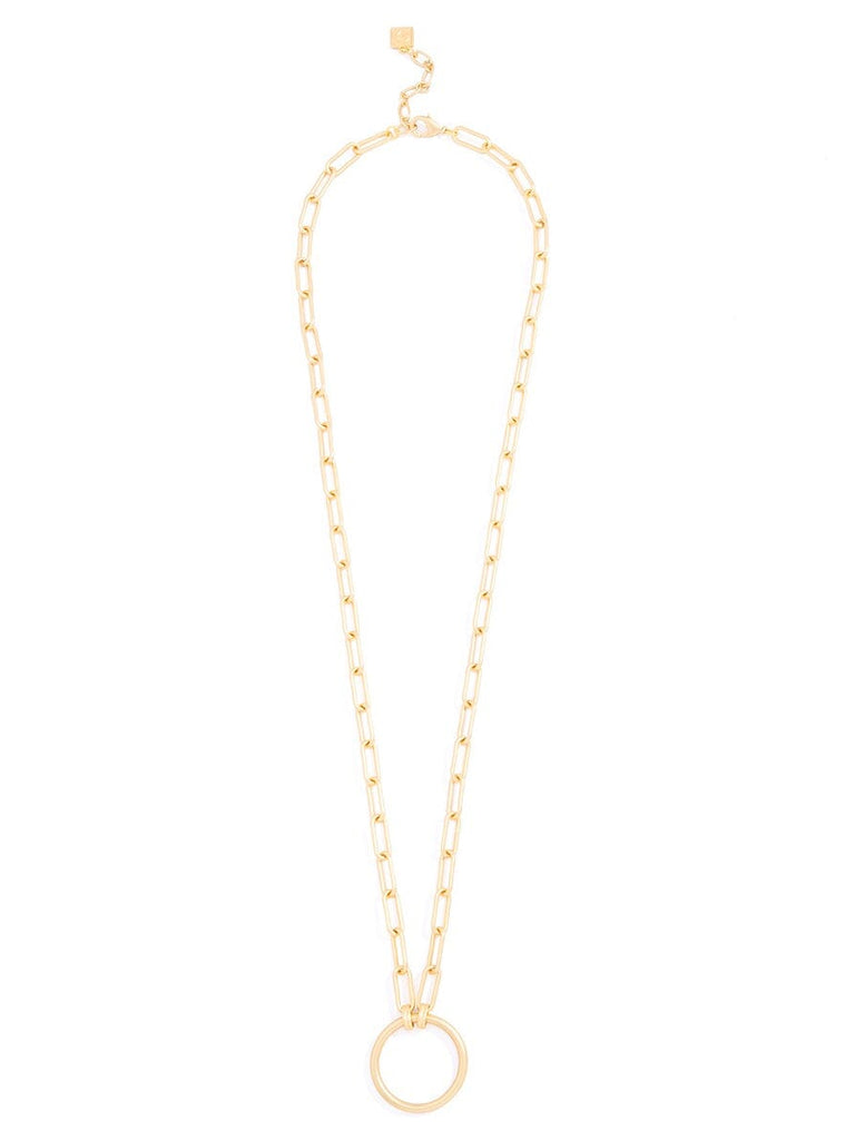 Eternity on Links-Long accessory mom fave Matte Gold 