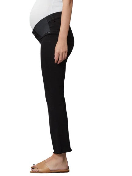 Patti High Waisted Straight Leg by DL1961 Bottoms Dl1961 23 Black Peached Raw 