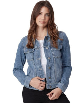 Rowan Denim Jacket Tops Paige Premium Denim S Stark 