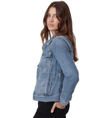 Rowan Denim Jacket Tops Paige Premium Denim M Stark 