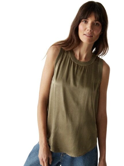 Satin Shell Tops Michael Stars Dolma XS 