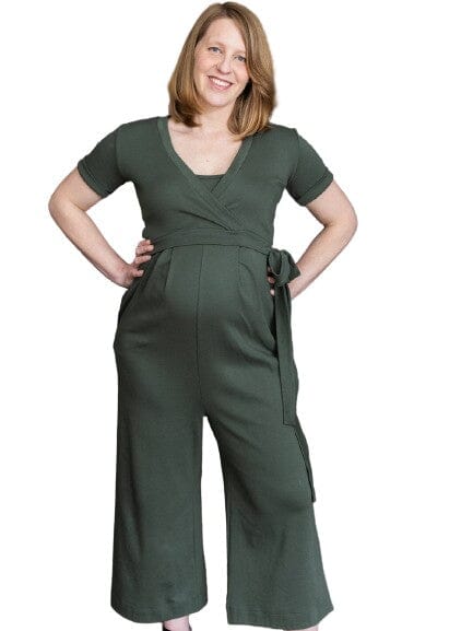Bailey 2 Piece Jumpsuit Dresses Mom's the Word Olive 1 