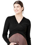 Willa Cropped Sweater (nursing) Ripe XS Black 