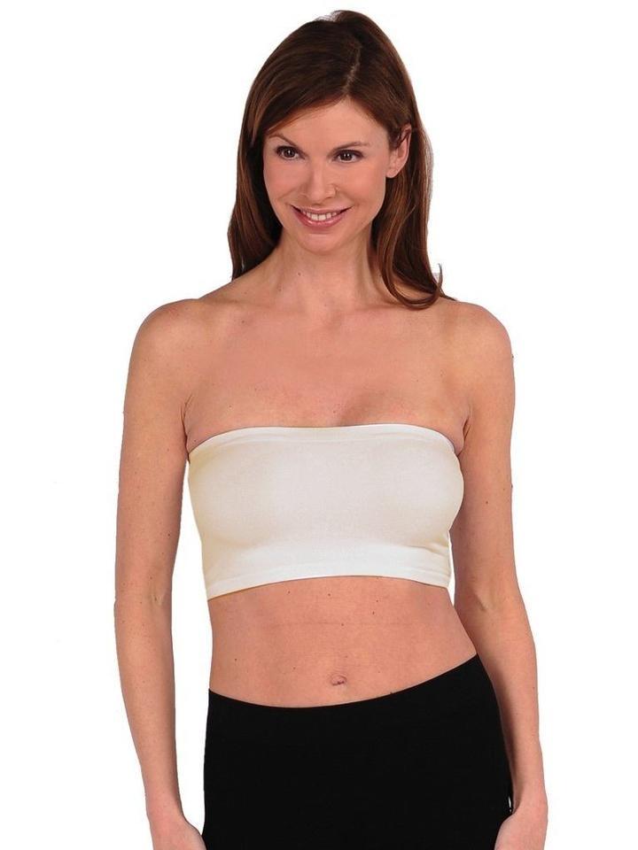 Layering Bandeau Intimates Tees by Tina one size cream 