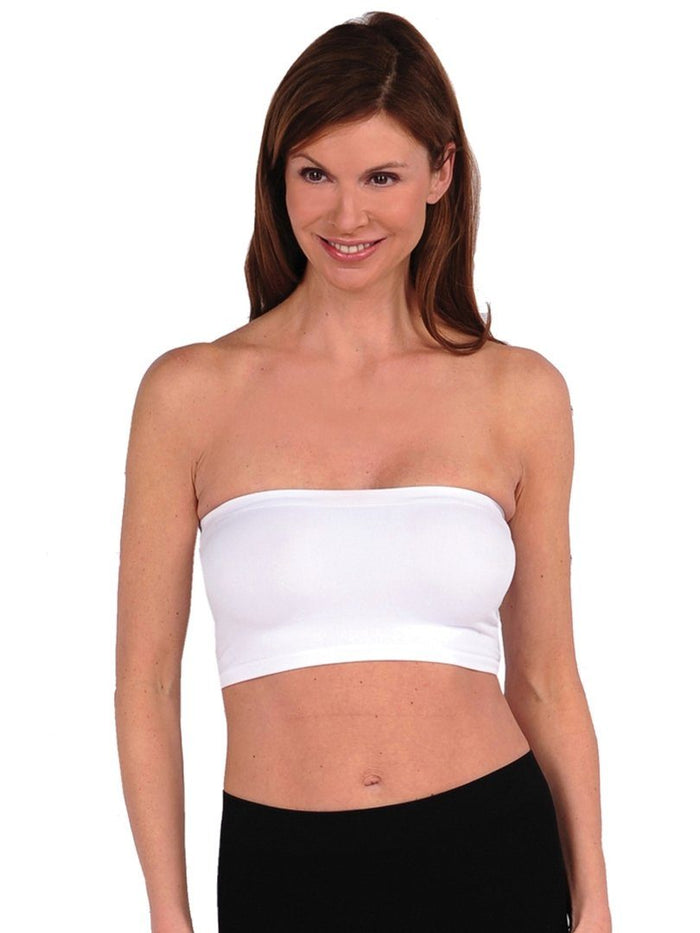 Layering Bandeau Intimates Tees by Tina one size white 
