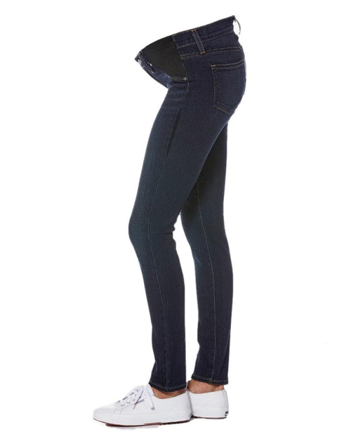 super soft comfy skinny under the belly jeans with side panels