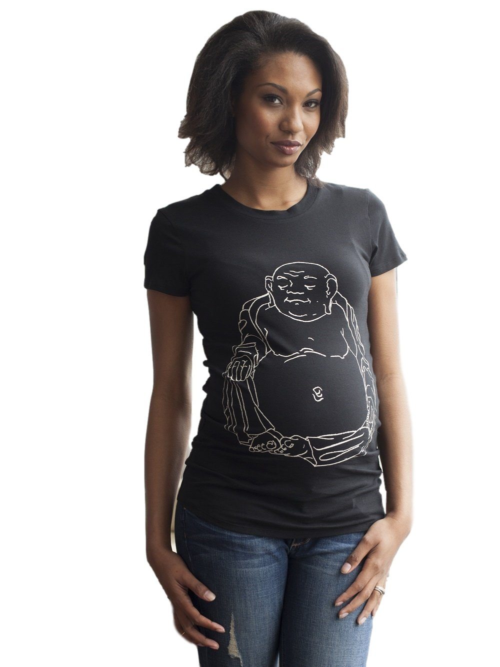 Famous Buddha Belly Tee exclusively by Mom's the Word