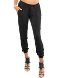 Dressed Jogger Bottoms Mom's the Word XS Black Moss 