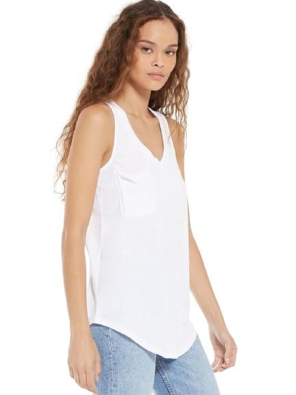 Pocket Tank Tops mom fave White XS 